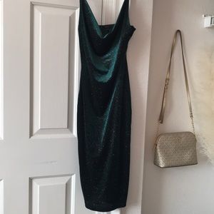 Dark green dress